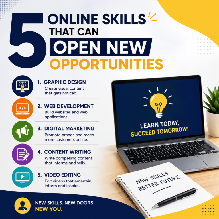5 Online Skills That Can Open New Opportunities